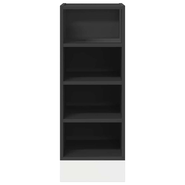 Unterschrank Riga Schwarz 30x44,5x81,5 cm