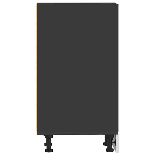 Unterschrank Riga Schwarz 30x44,5x81,5 cm
