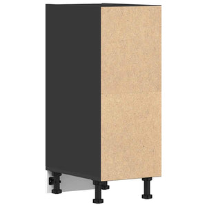 Unterschrank Riga Schwarz 30x44,5x81,5 cm