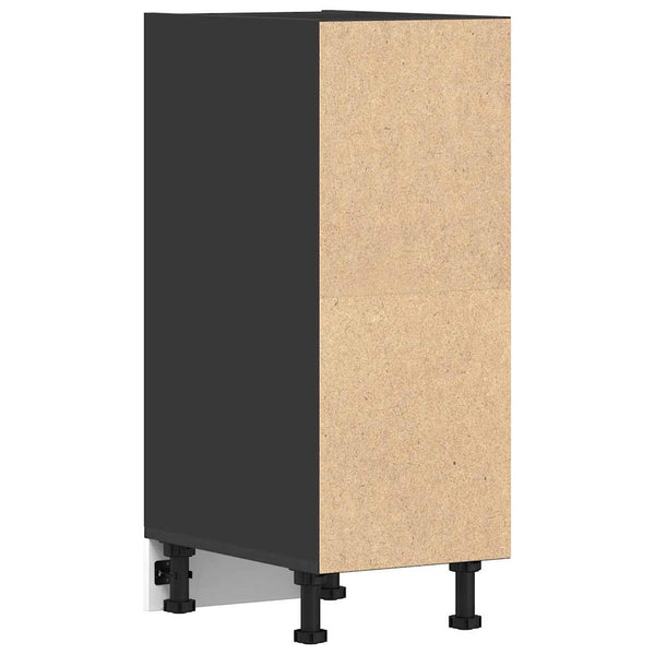 Unterschrank Riga Schwarz 30x44,5x81,5 cm