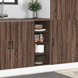 Unterschrank Riga Braun Eichen-Optik 30 cm