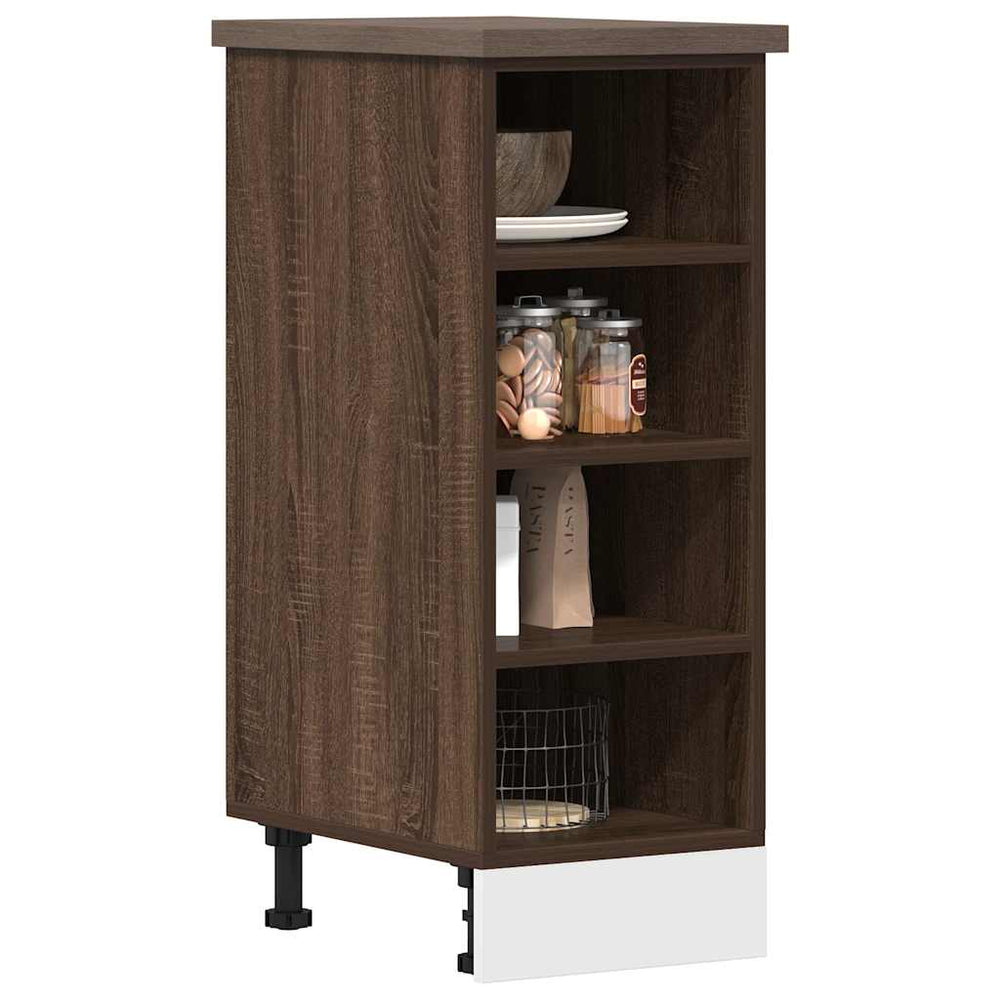 Unterschrank Riga Braun Eichen-Optik 30 cm