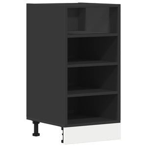 Schwarzer Unterschrank Riga 40 cm