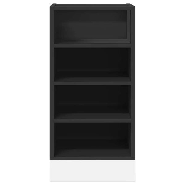 Schwarzer Unterschrank Riga 40 cm