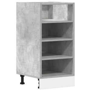 vidaXL Meuble bas Riga gris béton 40x44,5x81,5 cm, bois d'ingénierie