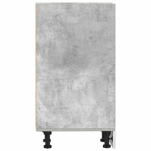 vidaXL Meuble bas Riga gris béton 40x44,5x81,5 cm, bois d'ingénierie