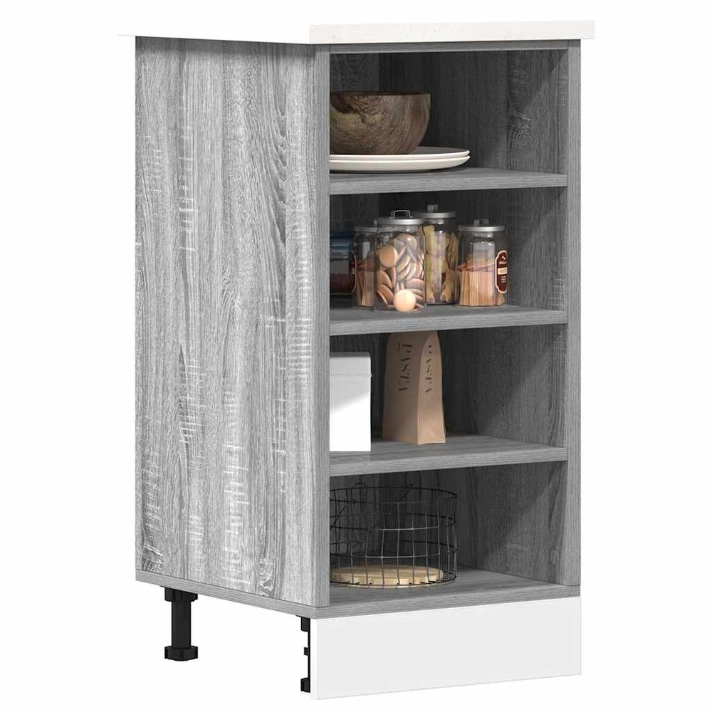 Unterschrank Riga Grau Sonoma 40 cm
