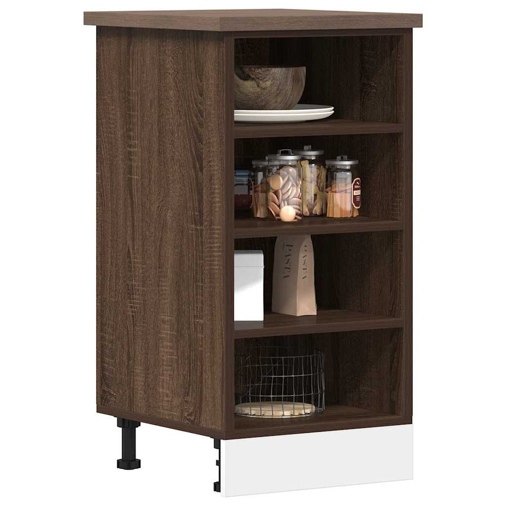 Unterschrank Riga Braun Eiche 40cm