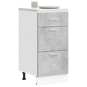 vidaXL Meuble bas Lyon gris béton 40x46x81,5 cm bois d'ingénierie