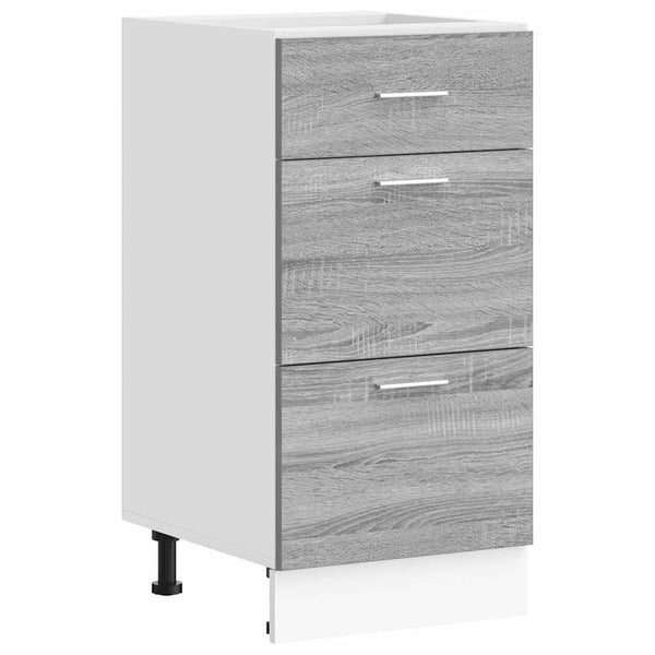Unterschrank Lyon Grau Sonoma 40 cm