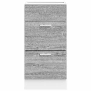 Unterschrank Lyon Grau Sonoma 40 cm