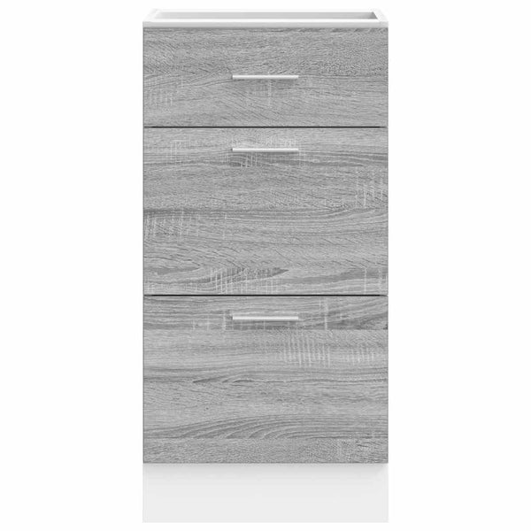 Unterschrank Lyon Grau Sonoma 40 cm