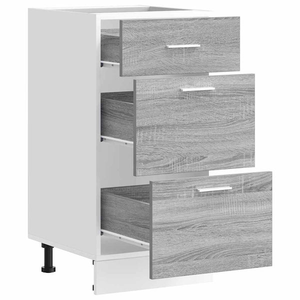 Unterschrank Lyon Grau Sonoma 40 cm