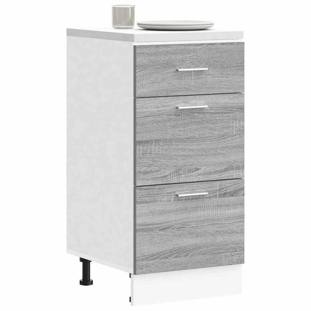 Unterschrank Lyon Grau Sonoma 40 cm