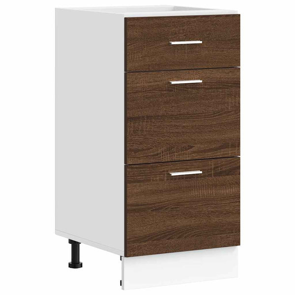 Unterschrank Lyon Braun Eichenoptik 40 cm