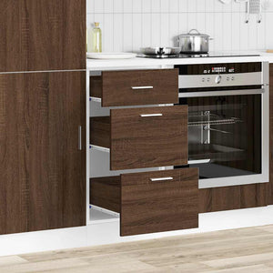 Unterschrank Lyon Braun Eichenoptik 40 cm
