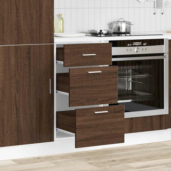 Unterschrank Lyon Braun Eichenoptik 40 cm