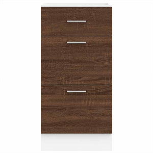 Unterschrank Lyon Braun Eichenoptik 40 cm