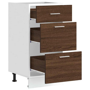 Unterschrank Lyon Braun Eichenoptik 40 cm