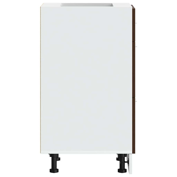 Unterschrank Lyon Braun Eichenoptik 40 cm