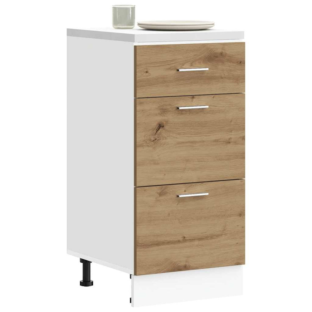 Unterschrank Lyon Artisan Eiche 40 cm