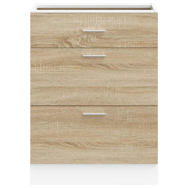 Küchenunterschrank Lyon Sonoma-Eiche