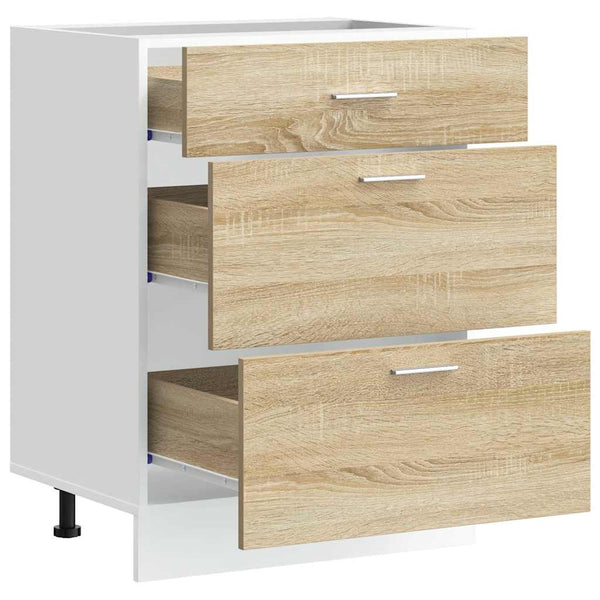 Küchenunterschrank Lyon Sonoma-Eiche