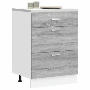 Küchenunterschrank Lyon Grau Sonoma Holz