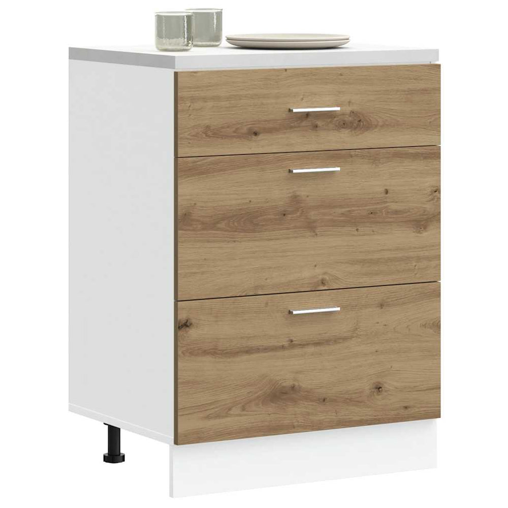 Küchenunterschrank Artisan Eiche