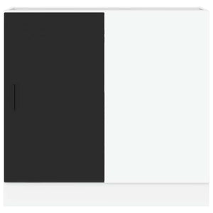 Küchenunterschrank Lyon Schwarz
