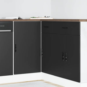 Küchenunterschrank Lyon Schwarz