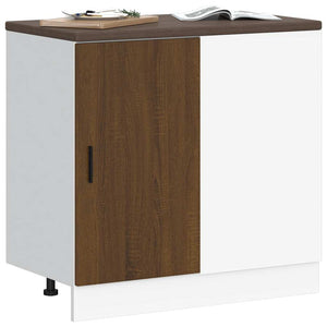 Küchenunterschrank Lyon Braun Eichenoptik