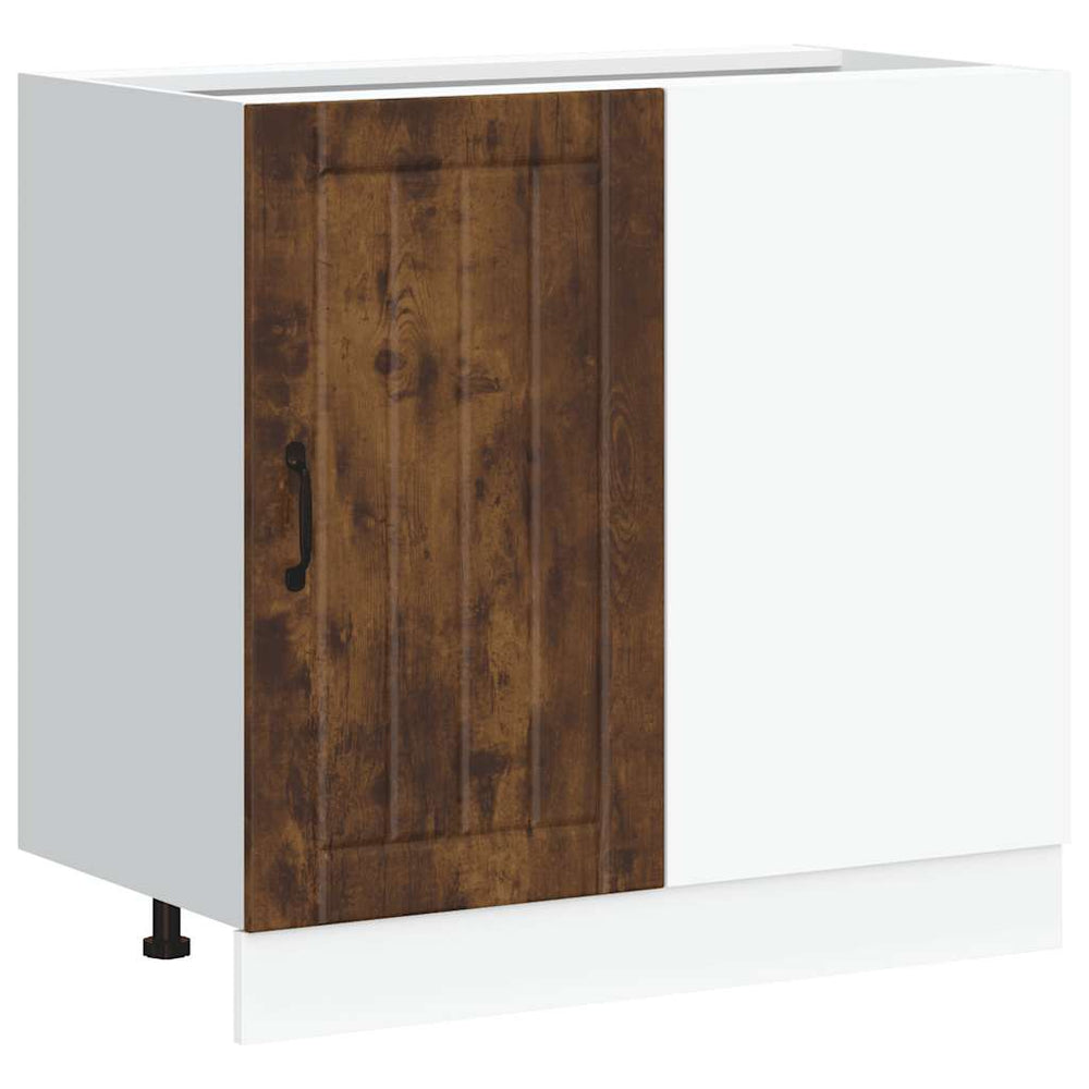 Küchenunterschrank Räuchereiche