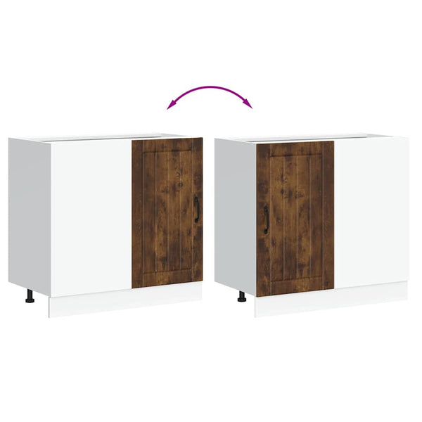 Küchenunterschrank Räuchereiche