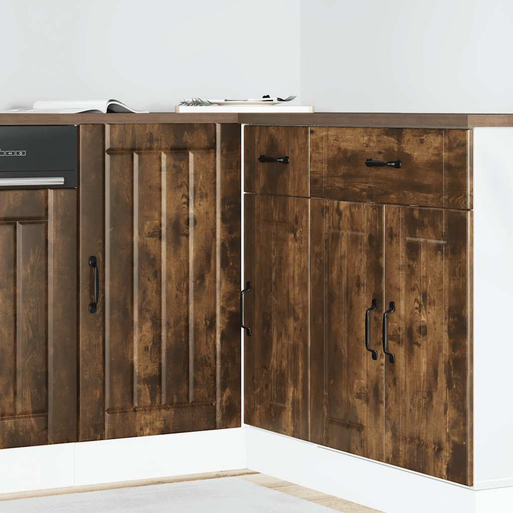 Küchenunterschrank Räuchereiche