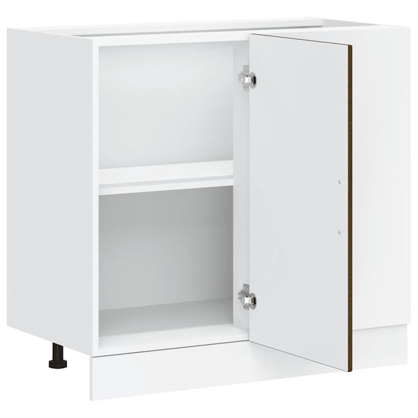 Küchenunterschrank Lucca Eichenoptik Braun