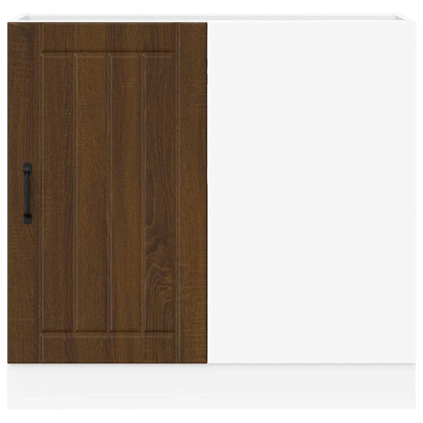 Küchenunterschrank Lucca Eichenoptik Braun