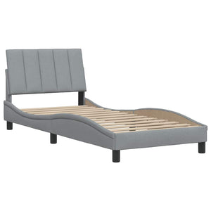 Bettgestell Hanko Hellgrau 80x200 cm