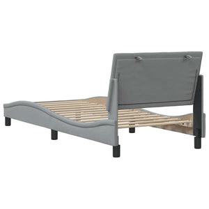 Bettgestell Hanko Hellgrau 80x200 cm