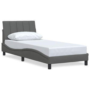 Bettgestell Hanko Dunkelgrau 80x200 cm