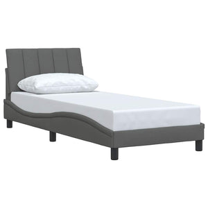 Bettgestell Hanko Dunkelgrau 80x200 cm