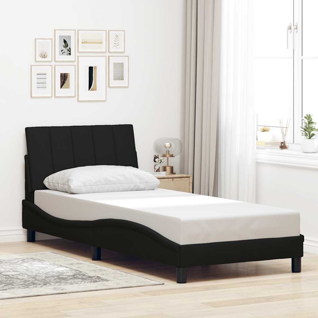 Bettgestell Hanko Schwarz 80x200 cm