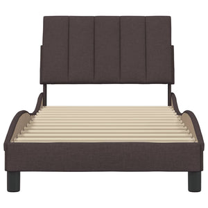 Bettgestell Dunkelbraun 80x200 cm