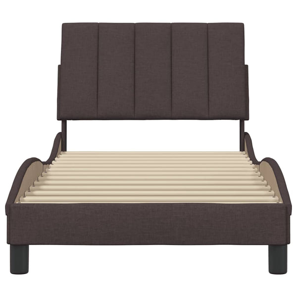 Bettgestell Dunkelbraun 80x200 cm