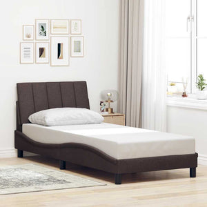 Bettgestell Dunkelbraun 80x200 cm