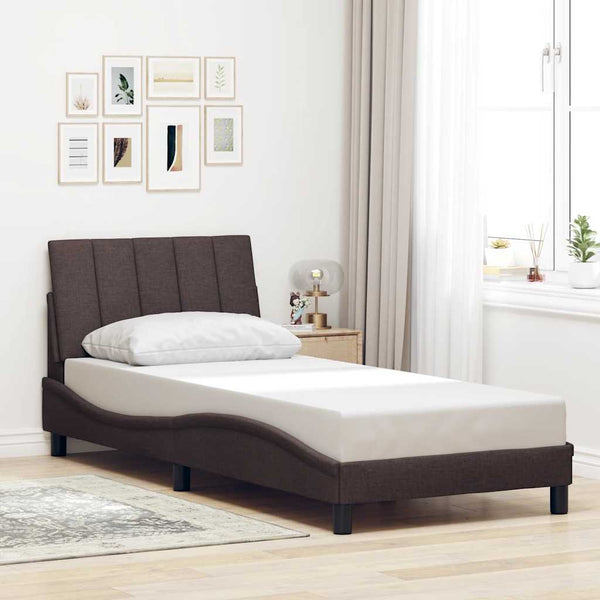 Bettgestell Dunkelbraun 80x200 cm