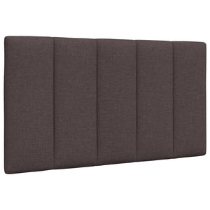 Bettgestell Dunkelbraun 90x190 cm Stoff