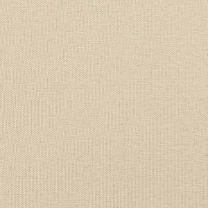 Bettgestell Creme 90x190 cm Stoff