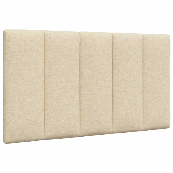 Bettgestell Creme 90x190 cm Stoff