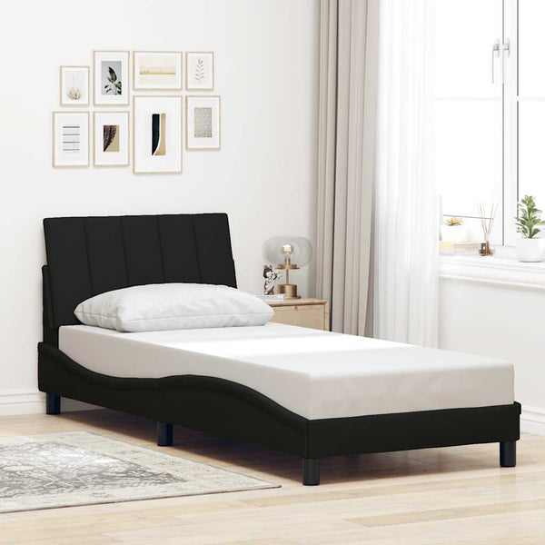 Bettgestell Hanko Schwarz 90x200 cm